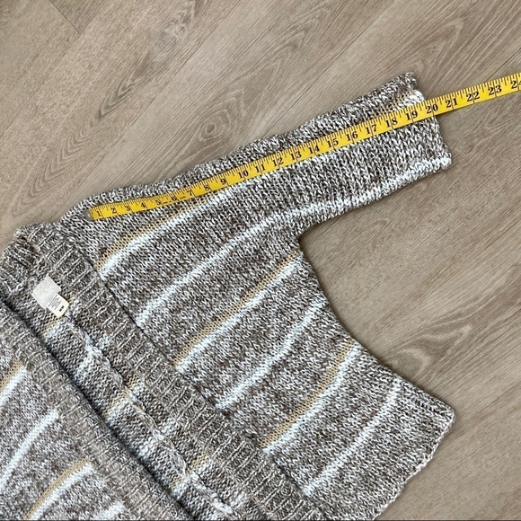Billabong cozy knit stripe cardigan sweater M - Picture 10 of 11